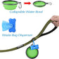 PetBonus Double Dog Leash, No Tangle Dual Leash, Reflective Walking Training Lead, 4 Comfortable Padded Handles for 2 Dogs with Collapsible Bowl and Waste Bags (Army Green, Large)