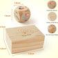Wooden Yoga Dice Set for Kids, Fun Workout Game with 6 Exercise Dice, 12 Yoga Cards & A Box, Mindfulness Mother's Day Christmas Yoga Set for Girls & Beginners