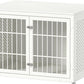 42" Heavy Duty Dog Crate Furniture for Large and Medium Dogs, Enclosed Design Wooden Metal Kennel, Wooden Cage Furniture Indoor, Decorative Dog Kennel End Table