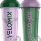 '-2 Pack- 28 oz Protein Shaker Bottles for Protein Mixes - 2x Wire Whisk | Leak Proof Shaker Cups for Protein Shakes | Protein Shaker Bottle Pack (Flower Set)