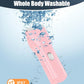 oneisall Pet Clipper for Cat Matted Hair, Pet Shaver for Cats Quiet Pet Clippers Waterproof Cordless Cat Clippers for Matted Hair Long Hair with Storage Bag (Pink)