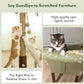 Cat Scratching Post 35'' Tall Cat Scratcher Tree Tower Scratching Posts for Indoor Cats with Cat Toy Mouse Hole and Interactive Wooden Ball for Kittens Adults Cats