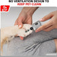 Dog Nail Grinder - Rechargeable Pet Nail Grinder, Electric Upgraded 5 Speed w LED Lights Cordless Dog Nail Trimmer Kit, 40 Accessories Pet Dog Claw Care Kit for Dogs Cats and Small Medium Animals Grey