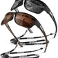 Polarized Sports Sunglasses for Men Women,Fishing Driving Rectangular Goggles UV400 Protection