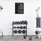 Rusenbao Gym Motivational Workout Wall Art, Home Gym Decor, Do Sharks Complain About Monday, Inspirational Workout Posters for Home Gym Decoration, 11x14 inch