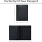 HIFA Leather Passport Holder, Handmade Passport Cover with Card and Ticket Slot - Genuine Leather, Elegant Design, Easy Access - Passport Case, Passport Wallet, Passport Holder