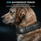 2025 Upgrade Airtag Dog Collar, Reflective Dog Collar with Airtag Holder, IP68 Waterproof| Metal Buckle| Ultra-Durable| Comfortable Padded, GPS Dog Collars for Medium Large Dogs (Black,M)