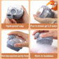 Dog Bath Scrubber Brush, 2 PCS Pet Dog Grooming Massage Shampoo Bath Brush with Soap and Shampoo Dispenser Soft Silicone Bristle for Long Short Haired Dogs Cats Shower