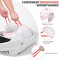 80 Count Thicken Cat Litter Box Liners for Automatic Cat Litter Box and Litter-Robot 4/3, Heavy-Duty Drawstring Kitten Litter Drawer Liners Disposable 25" x 16"