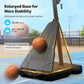 Basketball Hoop Outdoor Portable 44/48 Inch Backboard, 10ft Quickly Adjustable Basketball Goal System with Wheels for Court/Backyard/Driveway