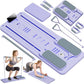 Pilates Reformer Set, ESBANY Pilates Board with Phone Holder, Multi-Purpose Foldable Pilates Reformer Machine, Portable Home Pilates Slider Board Equipment for Home Workout, Fitness, Exercise, Abs