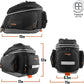 Ibera PakRak Touring Bicycle Seatpost/Disc/Non/Disc Rack and Quick Release Bag