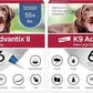 K9 Advantix II XL Dog Vet-Recommended Flea, Tick & Mosquito Treatment & Prevention | Dogs Over 55 lbs. | 6-Mo Supply (Pack of 2)
