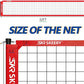 Outdoor Heavy Duty Volleyball Net Set, Anti-Sag Design, Adjustable Aluminum Poles, Portable Volleyball Net for Backyard,Grass and Beach