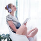 AILIHEN Kids Headphones for School Boys, Headphones with Microphone for Chromebook Laptop Computer Smartphone, 3.5mm Foldable Lightweight Headset for Teen Teenager (Violet)