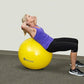 Body Sport Exercise Ball with Pump for Home, Gym, Balance, Stability, Pilates, Core Strength, Stretching, Yoga, Fitness Facilities, Desk Chairs