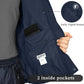 33,000ft Packable Rain Jacket Men's Lightweight Waterproof Rain Shell Jacket Raincoat with Hood for Golf Cycling Windbreaker