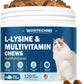 L-Lysine Supplement for Cats, Cat Vitamins for Sneezing, Runny Nose, Cold, Immune Support, Eye Function and Respiratory Health, Natural Lysine Cat Treats (120 Chews, Tuna)