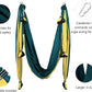 Premium Aerial Yoga Swing Hammock Inversion Therapy with 2 Free Extension Straps Easy Install for Home & Gym Fitness