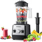 Smoothie Blender for Smoothies 1400 Watt High Speed Compact Blender 60oz Capacity BPA Free Countertop Blenders for Kitchen for Ice Crushing Frozen Drinks Puree Protein Shakes