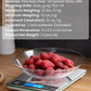 Nicewell Food Scale, 22lbs Digital Kitchen Grey Stainless Steel Scale Weight Grams and oz for Cooking Baking, 1g/0.1oz Precise Graduation,Tempered Glass (Dark Gray)