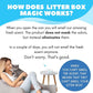 Cat Litter Deodorizer Jar (1 Fresh Scent and 1 Fragrance Free, 16 Oz, Pack of 2) - Cat Litter Odor Absorber Gel - Litter Box Pet Air Freshener - Litter Odor Eliminator to Freshen Air