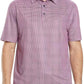 Men's Golf Polo Shirts Short Sleeve Striped Performance Moisture Wicking Dry Fit Golf Shirts for Men
