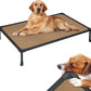Veehoo Chew Proof Dog Cot, Non Chewable Large Bed, Anti-Scratch Durable Hammock Raised Place for Training Platform, Outdoor Cooling Off Ground, CWC2420ACP