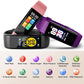 ENGERWALL Fitness Tracker with Step Counter/Calories/Stopwatch, Activity Tracker with Heart Rate Monitor, IP68, Health Tracker with Sleep Tracker, Smartwatch, Pedometer Watch for Women Men Kids