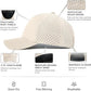 VOBOOM Men Quick Dry Baseball Cap Laser Cut Mesh Ball Curved Brim Snapback Hat