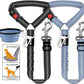 3 Piece Set Dog Seat Belt Retractable Dog Car Seatbelts Adjustable Pet Seat Belt for Vehicle Headrest Restraint Adjustable Heavy Duty & Elastic & Durable Car Harness for Dogs