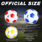 12 Pack Operation Christmas Bulk Items Soccer Ball with Pump Needles, Official Size 3/4/5 Soccer Ball Deflated Gift for Christian Charity Donation Training Practice