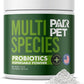Pet Probiotics for Dogs, Cats, Horses, Goats, Cows & Pigs | Multi Species Dispersible Powder | Supplements for Digestive Health | Cat & Dog Probiotics | Vet Approved & Made in USA | 20 oz | Pair Pet