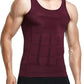 GKVK Mens Slimming Body Shaper Vest Shirt Abs Abdomen Slim