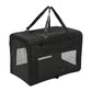 Double Pet Stroller with Detachable Carriers, Large Cat & Dog Stroller with 4 Wheels, Foldable Pet Strollers Small & Medium Dogs Cats 77lbs (Black)