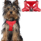 Dog Harness Step in Dog Vest Harness, Reflective Adjustable Puppy No Pull Harness Breathable Soft for Small and Medium Dogs Cats, Red, XXS