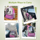 Expandable Cat Backpack,Cat Bubble Backpack Carrier for Carrying Cats, Pets and Small Dogs,Airline-Approved,Designed for Travel, Hiking, Walking,Car （Pink