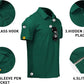 V VALANCH Mens Polo Shirts Short Sleeve Moisture Wicking Golf Polo Athletic Collared Shirt Tennis T-Shirt Tops