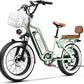 1500W Electric Bike for Adults,48V 20/60Ah Removable Battery Max Range 80Miles & 30MPH Electric Bicycle,20''×4" Fat Tire Ebike,Adult Electric Bicycles for Commute Beach Snow,E-Bike UL Certified