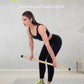 Yoga Stick, 5ft Exercise Stick for Mobility, Stretching Stick with Non-Slip Ends, Exercise Dowel for Pilates, Balance Pole and Stretch Bar for Stretching Equipment