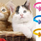 16 PCS Cute Cat Collars with Bells - Breakaway Collars for Girls & Small Kittens - Pink, Bowtie Design - Kitten Supplies