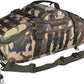 55L Large Duffle Bag, 3-in-1 Tactical Backpack MOLLE Pack for Sports, Gym, Outdoor, Woodland