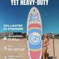 Niphean（Ultra-Light）Inflatable Paddle Board with (Beginner Friendly) StabilTrac Fin and Durable SUP Accessories, 10' Stand Up Paddle Boards for Adults & Youth, Versatile Yoga Paddle Board, Gift Ideas