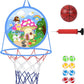 2 in 1 Basketball Hoop and Dart Board, 14" Dart Board for Kids, Basketball Hoop for Kids Toddlers, Sports & Outdoor Play, Birthday Gift Toys for 3 4 5 6 7 8 9 10 Year Old Boys Girls Kids, Party Favors