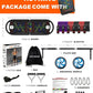 HOTWAVE Portable Exercise Equipment with 16 Gym Accessories.20 in 1 Push Up Board Fitness,Resistance Bands with Ab Roller Wheel,Full Body Workout at Home