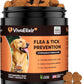 Flea and Tick Prevention for Dogs – 200 Soft Chews - Dog Flea and Tick Treatment & Oral Flea Pills – Skin & Coat Health - Made in USA - for Small, Medium, Large Dogs