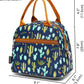 FlowFly Insulated Lunch Cooler Bag - Tote Bag Organizer for Women/Men, Cactus