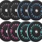 2 Inch Bumper Plates，10-500lbs，Barbell Rubber Olympic Weight Plates Set for Home Gym, Strength Training & Weight Lifting, Multiple Options Colors