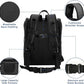Apollo Walker Dog & Cat Carrier Backpack for 4-15lb Pets - Ventilated Safe Design with Padded Back Support, Breathable Mesh Pet Backpack for Hiking, Travel, Outdoor (Black)