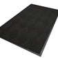 M + A Matting 208540412 WaterHog Diamond | Commercial-Grade Entrance Mat with Rubber Border – Indoor/Outdoor, Quick Drying, Stain Resistant Door Mat (Charcoal, 12.2' Length x 4' Width)